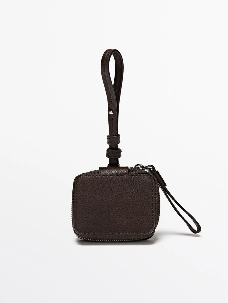 Чехол для airpods из натуральной кожи nappa