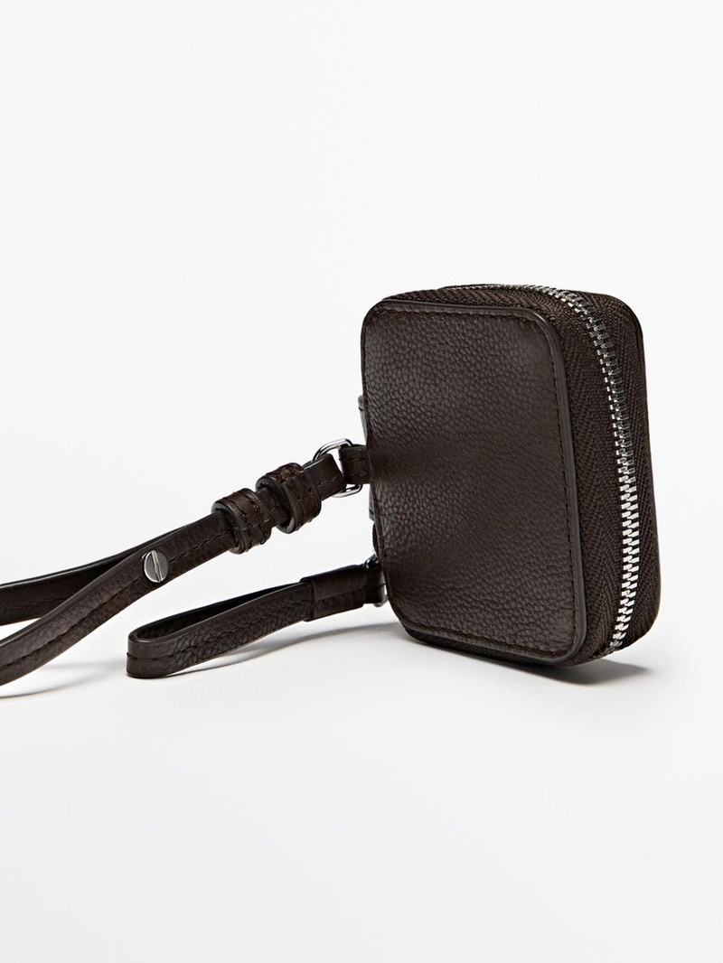 Чехол для airpods из натуральной кожи nappa