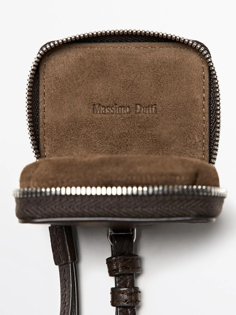 Чехол для airpods из натуральной кожи nappa