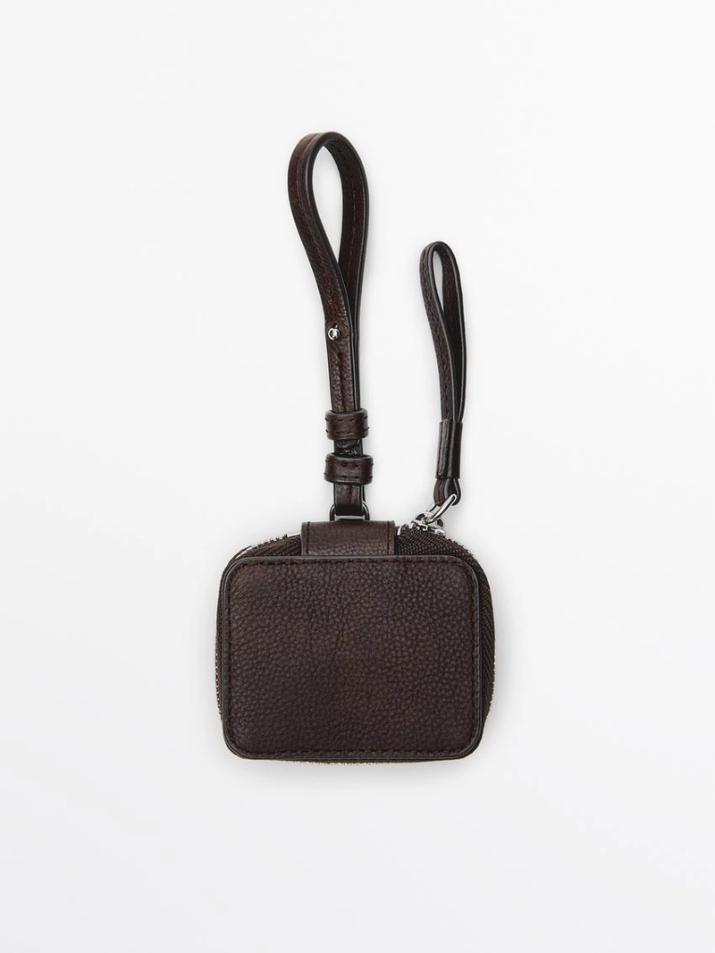 Чехол для airpods из натуральной кожи nappa