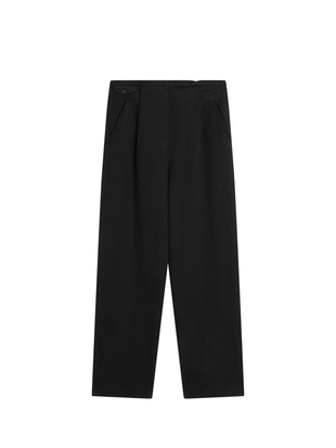 Брюки из льняной смеси с карманами- Заказать в России