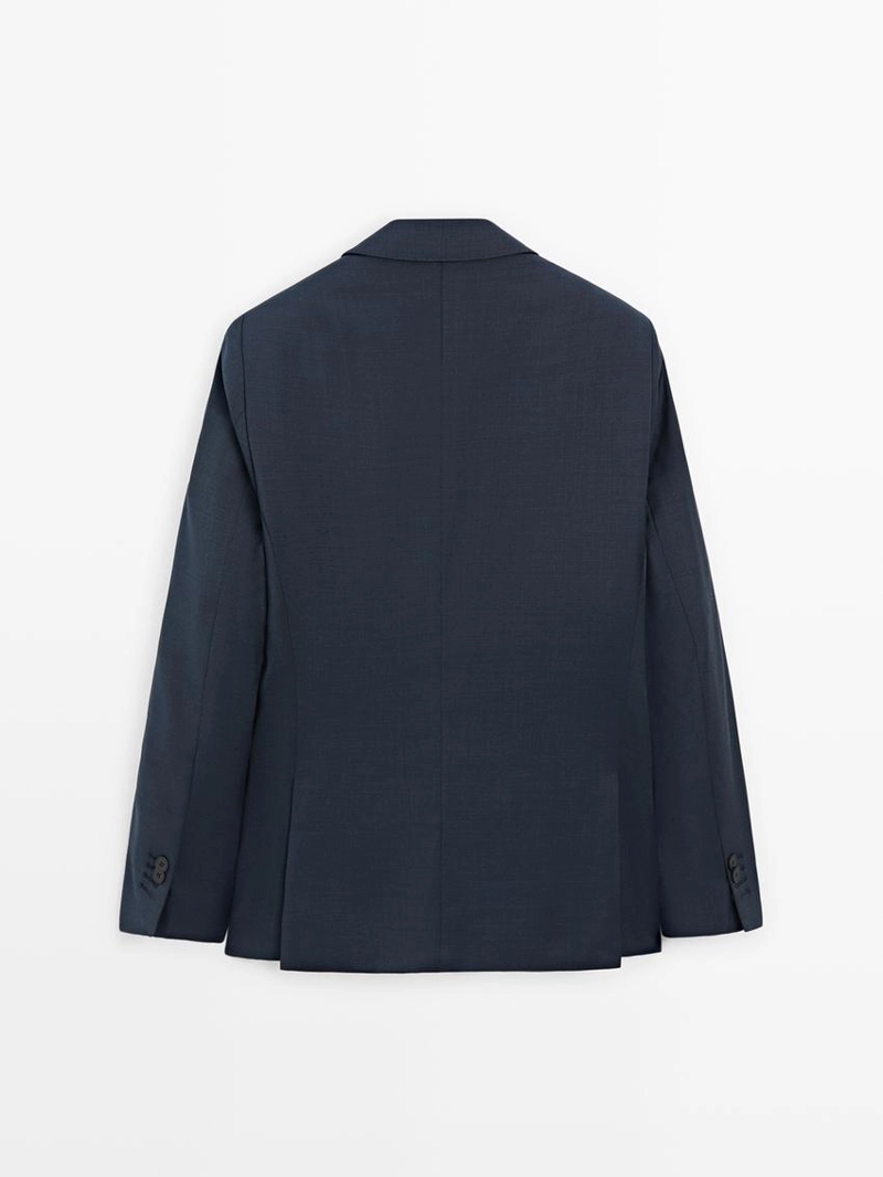 Пиджак из прохладной шерсти для костюма