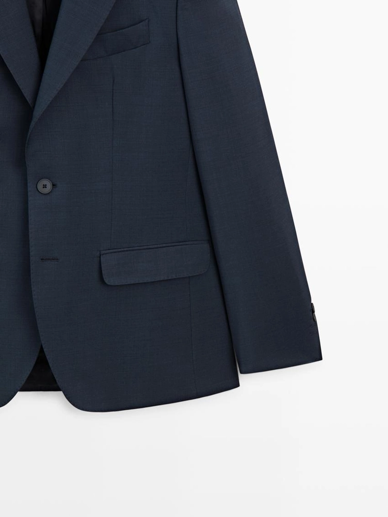 Пиджак из прохладной шерсти для костюма