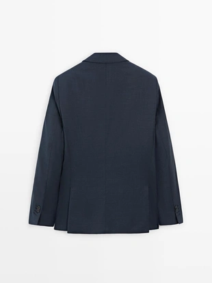 Пиджак из прохладной шерсти для костюма- Заказать в России