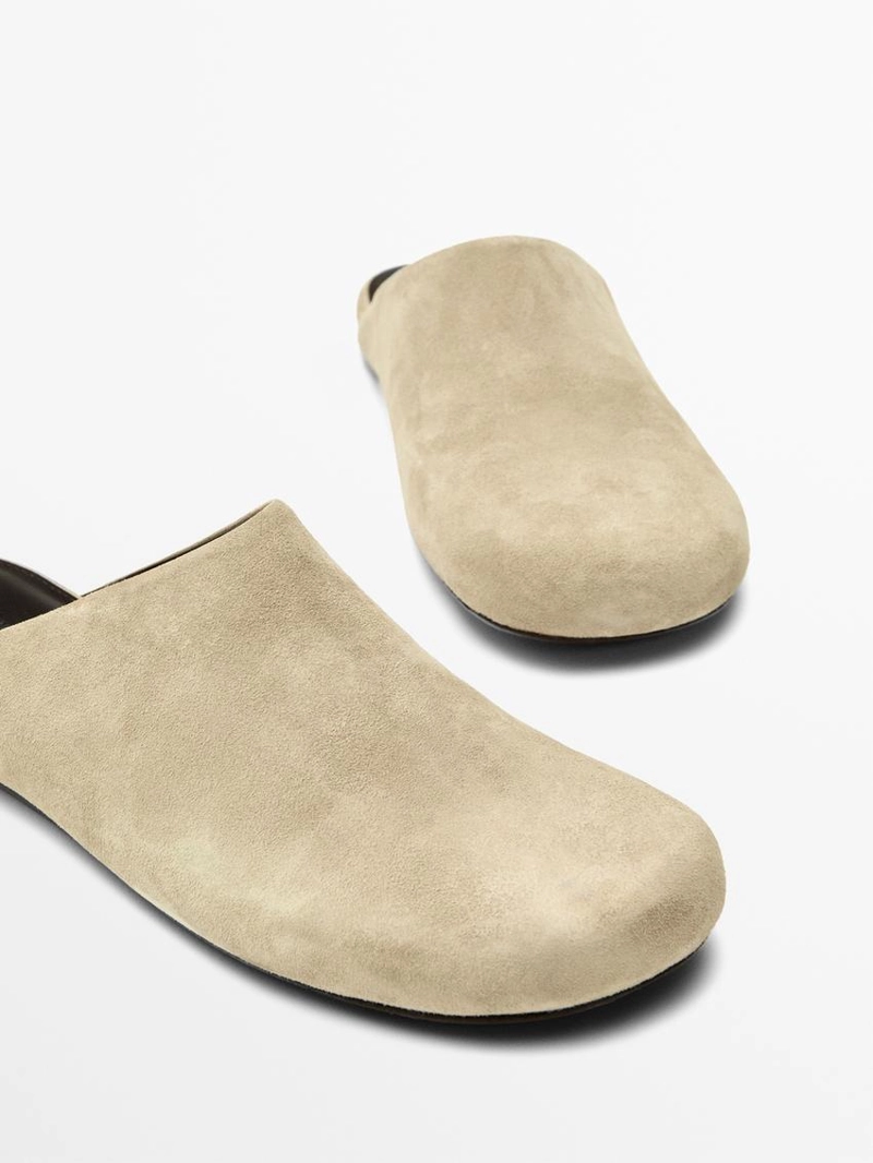 Сабо из замши