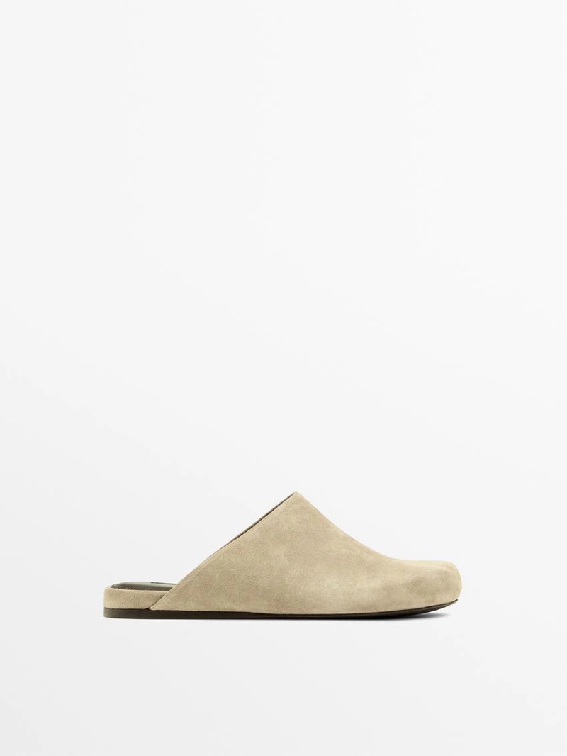 Сабо из замши