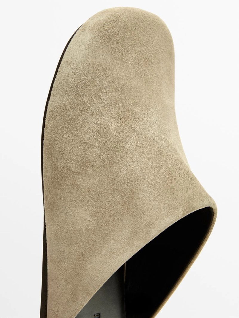 Сабо из замши