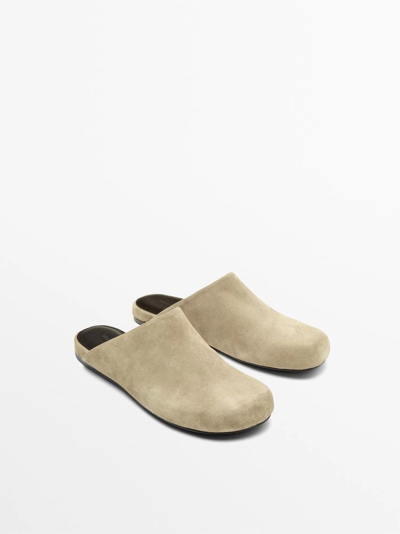 Сабо из замши