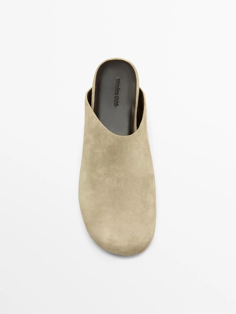 Сабо из замши