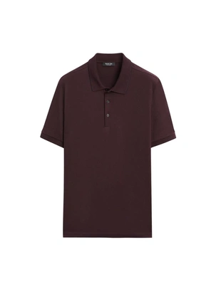 Поло с коротким рукавом из хлопково-синтетической смеси- Заказать в России