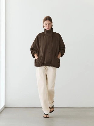 Куртка-пуховик с карманами- Заказать в России