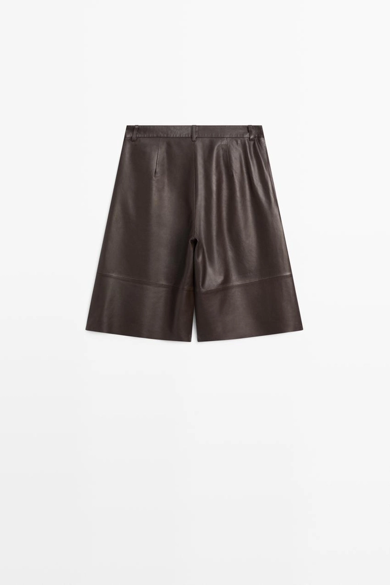 Бермуды из натуральной овчины