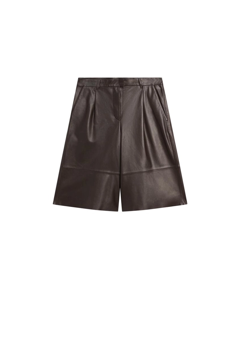 Бермуды из натуральной овчины