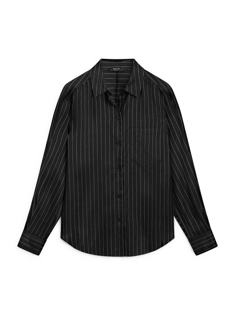 Рубашка в полоску из текучей ткани - studio