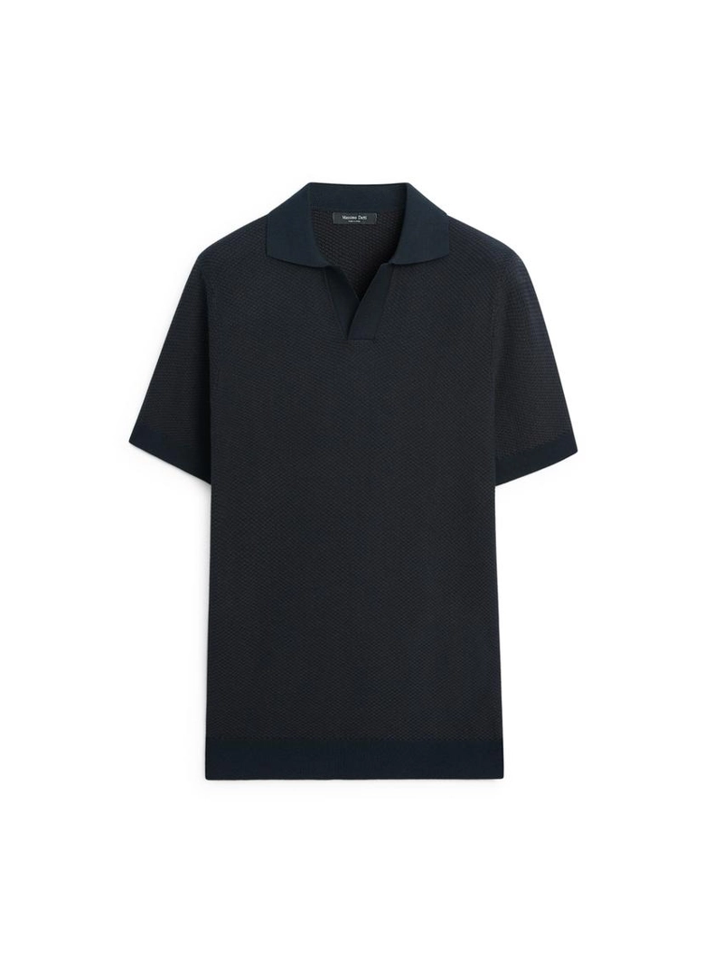 Поло из вязаного трикотажа 100% хлопка