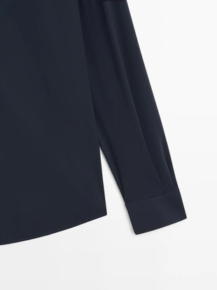 Рубашка slim fit из стрейчевой ткани- Заказать в России