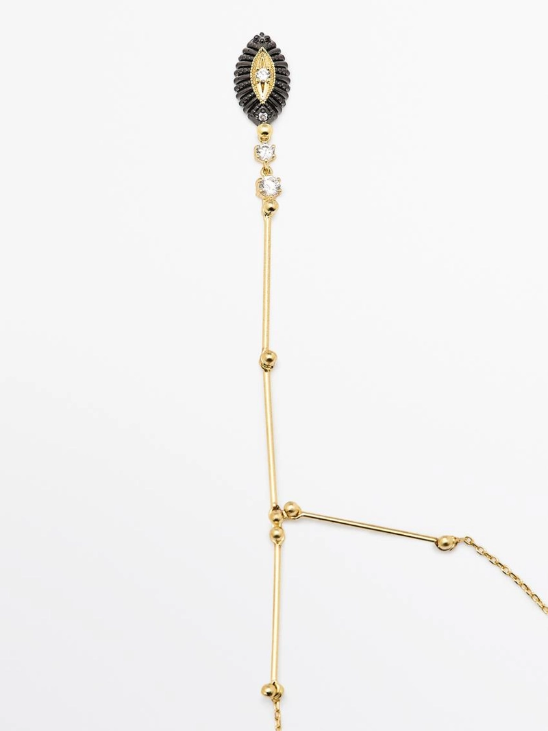 Цепочка с блестящими стразами