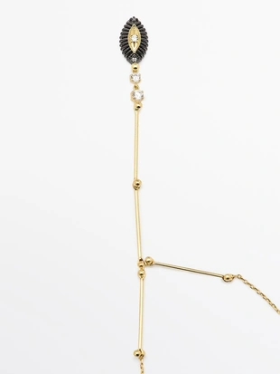 Цепочка с блестящими стразами- Заказать в России