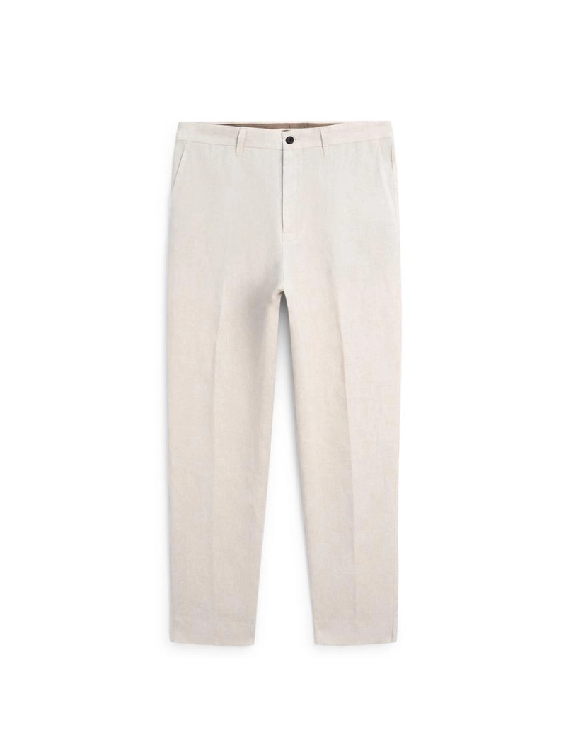 Брюки костюмные из льна