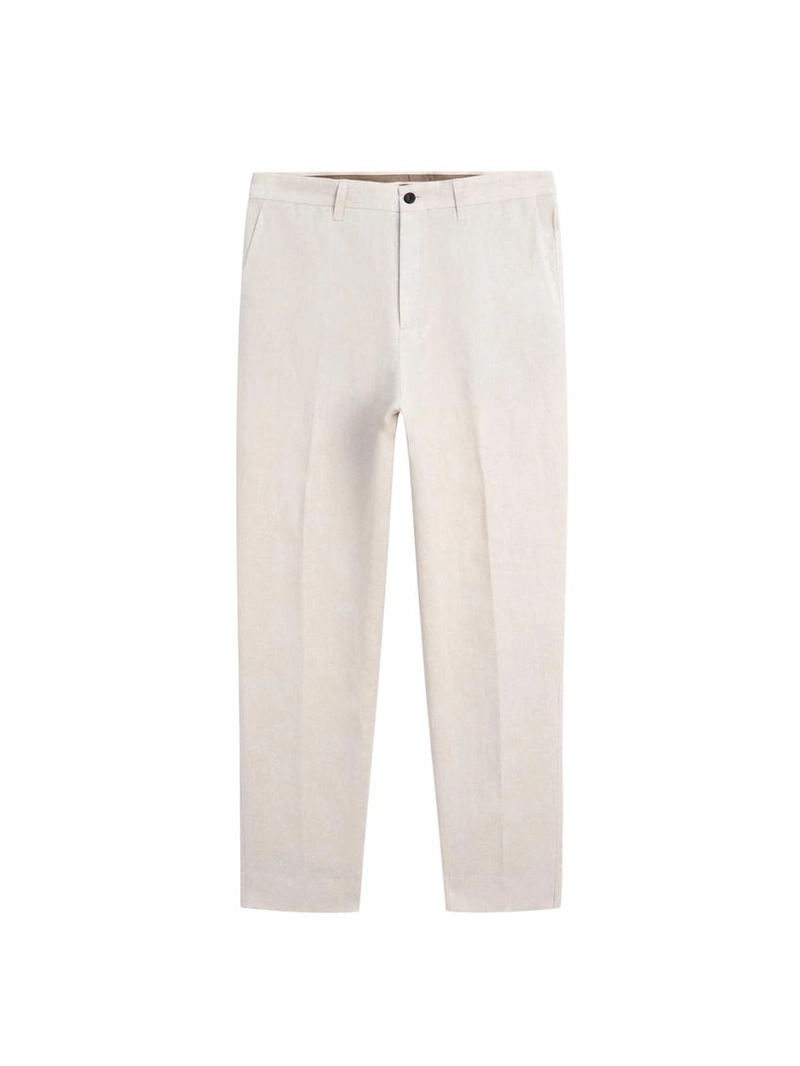 Брюки костюмные из льна