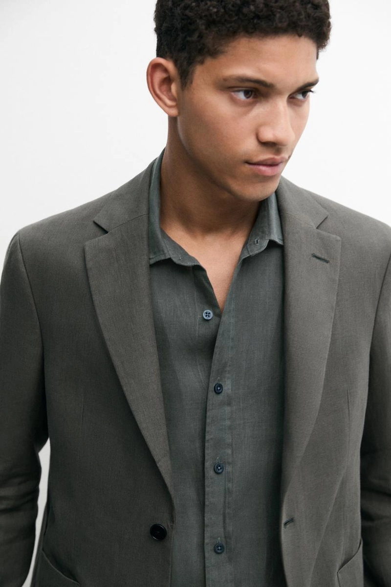 Пиджак из льна