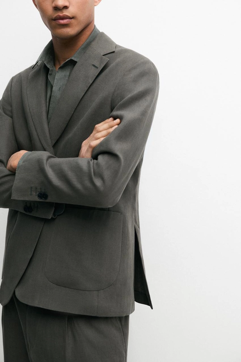 Пиджак из льна