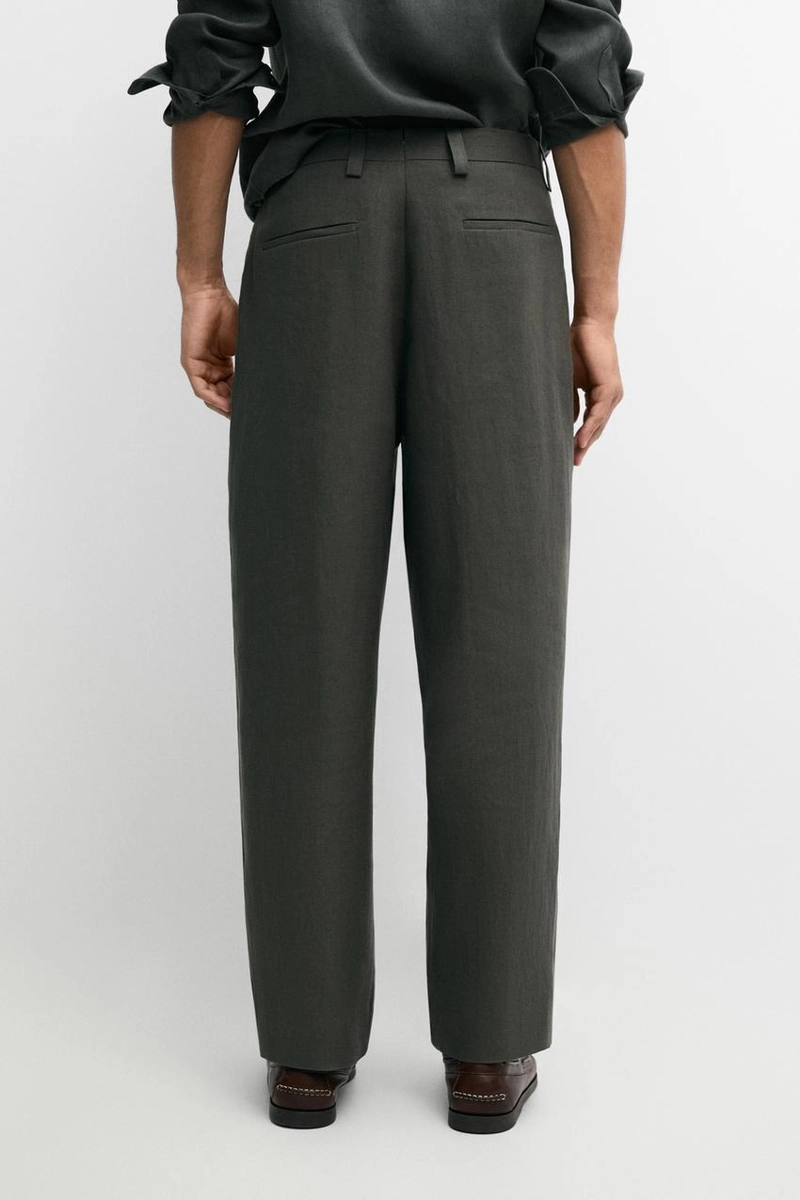 Брюки для костюма из льна