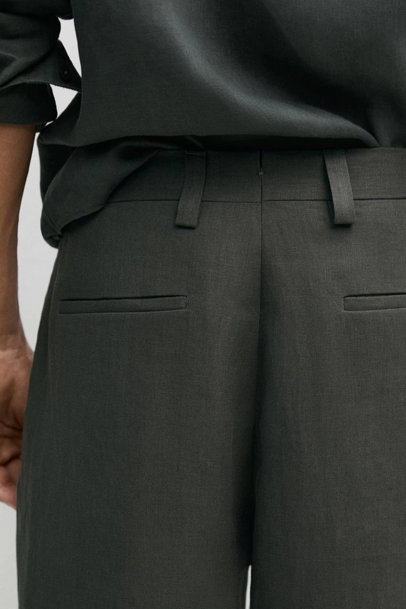 Брюки для костюма из льна