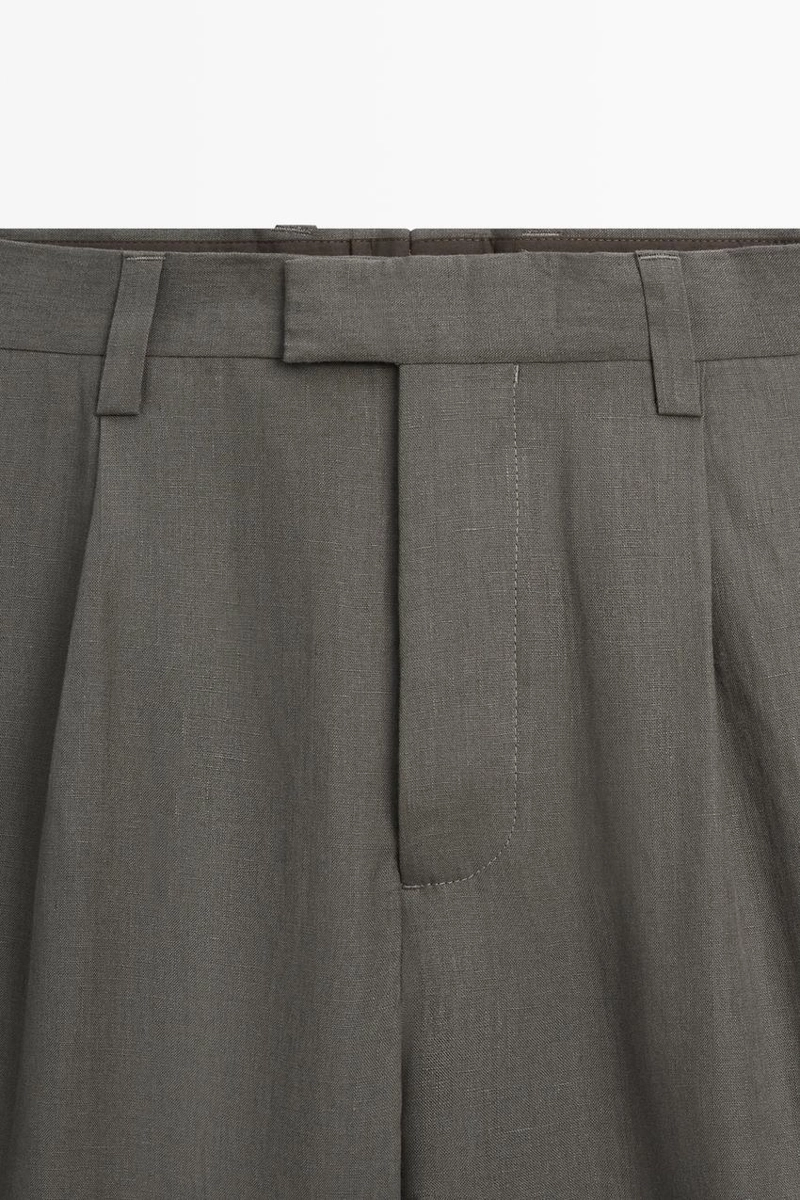 Брюки для костюма из льна