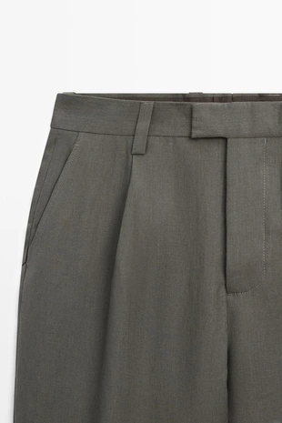 Брюки для костюма из льна- Заказать в России