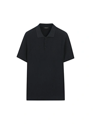 Поло-свитер с воротником из 100% хлопка- Заказать в России