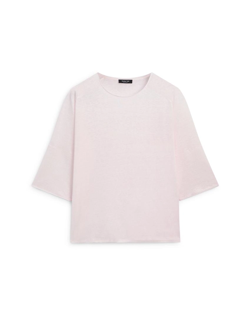 Футболка из льняной смеси