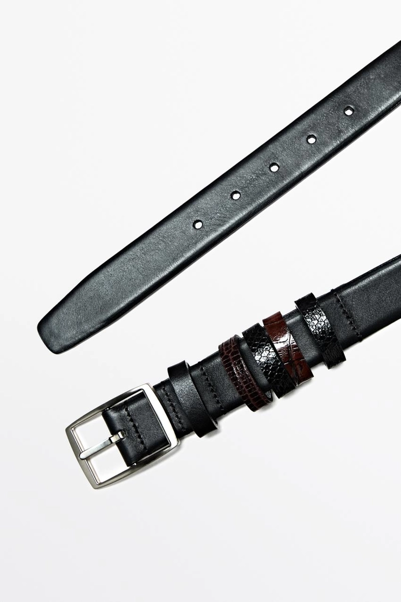 Кожанный пояс с 5 петлями - studio