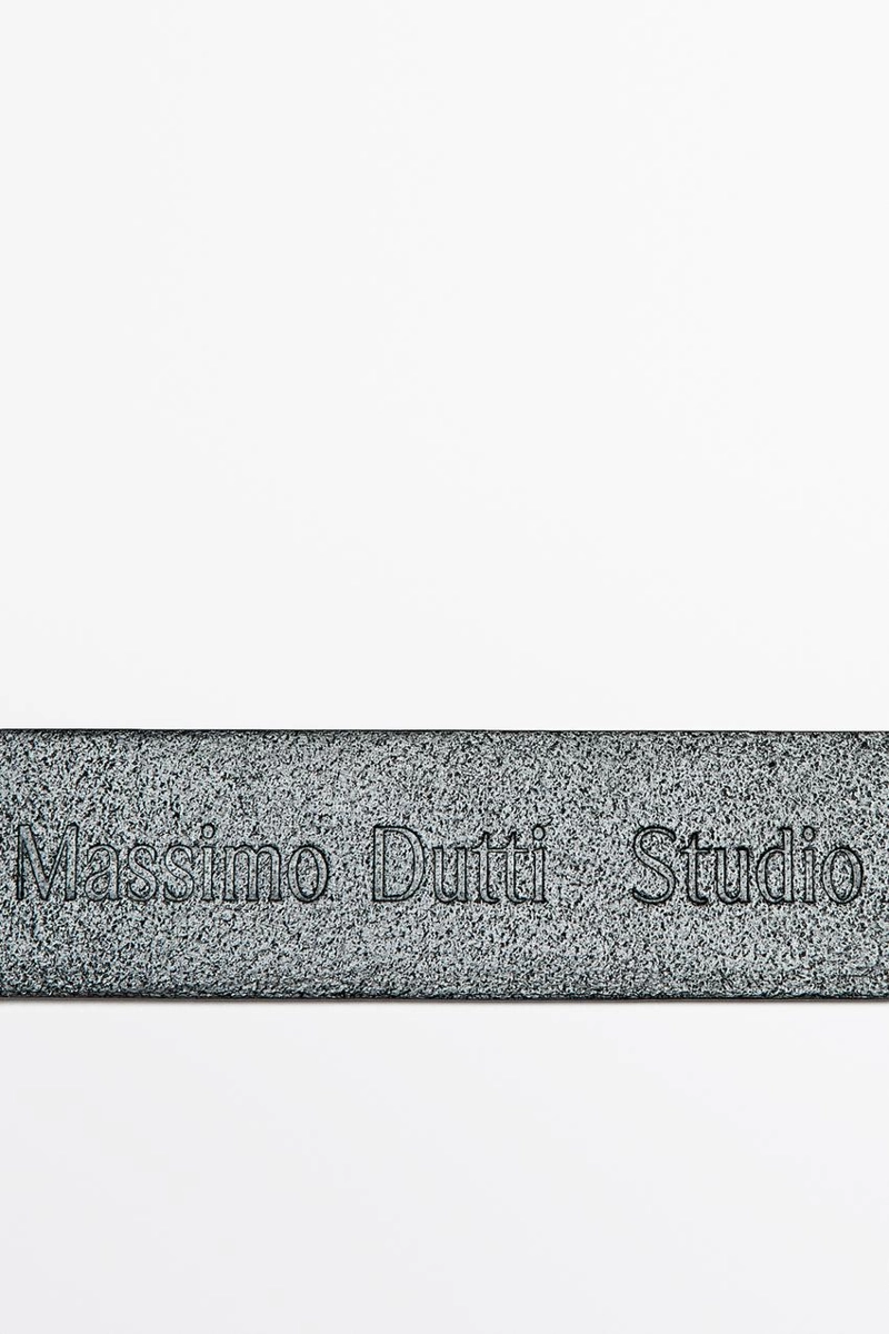 Кожанный пояс с 5 петлями - studio