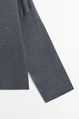 Свитер из льна с лодочкой- Заказать в России