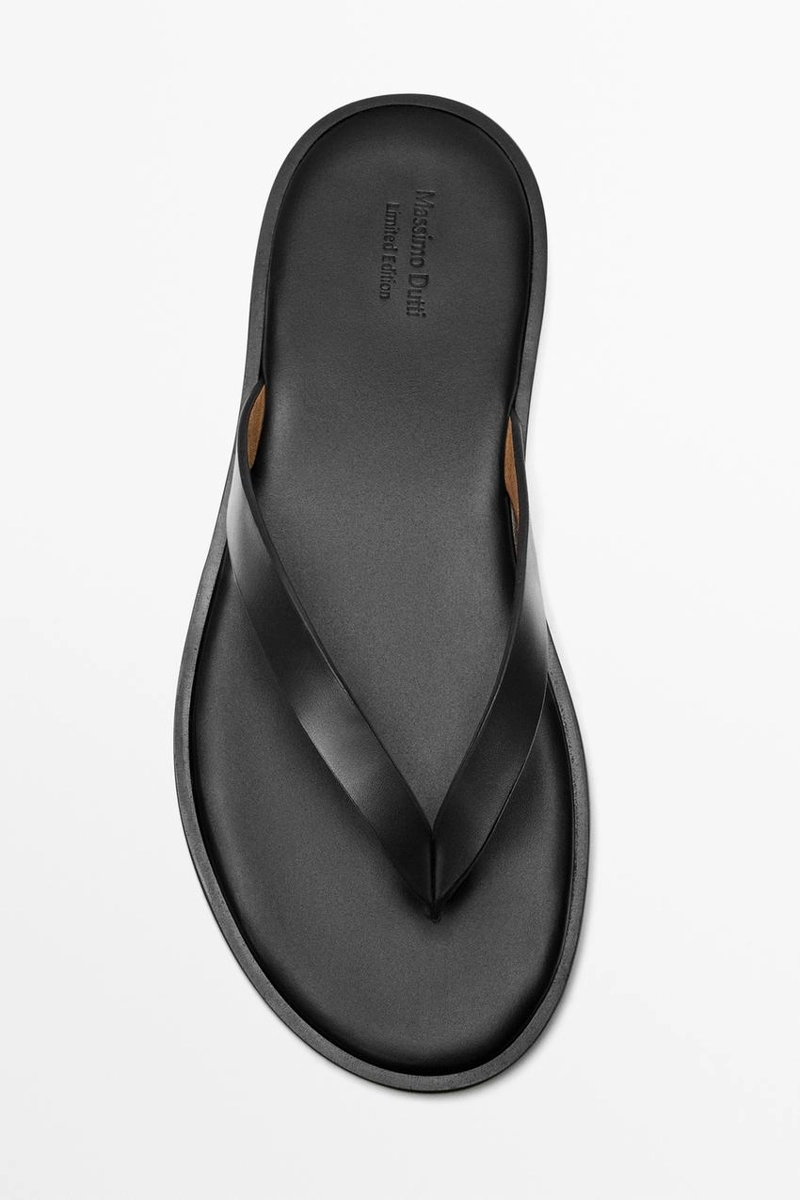 Сандалии из нубука с разделителем для пальцев ног - limited edition