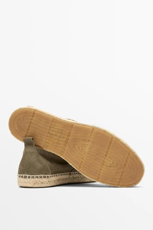 Эспадрильи из кожи с мокасинами- Заказать в России