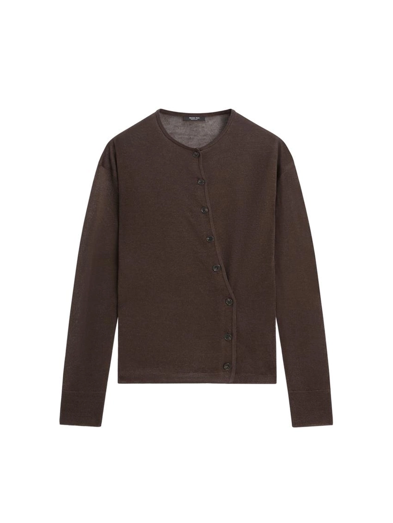 Кардиган из льняной смеси с деталями на пуговицах