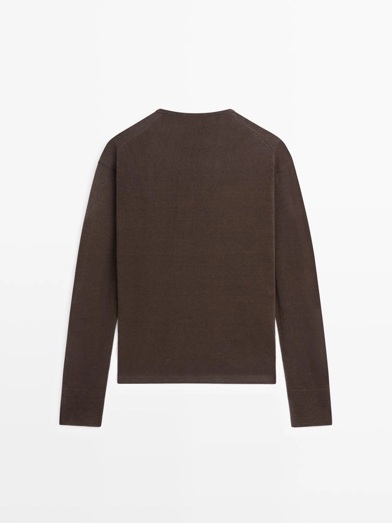 Кардиган из льняной смеси с деталями на пуговицах