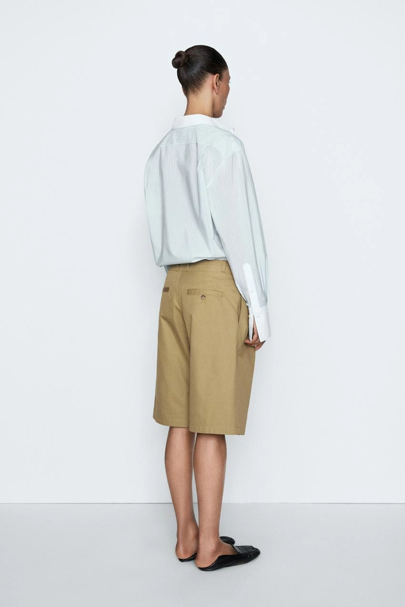 Бермуды с перекрестной застежкой - studio