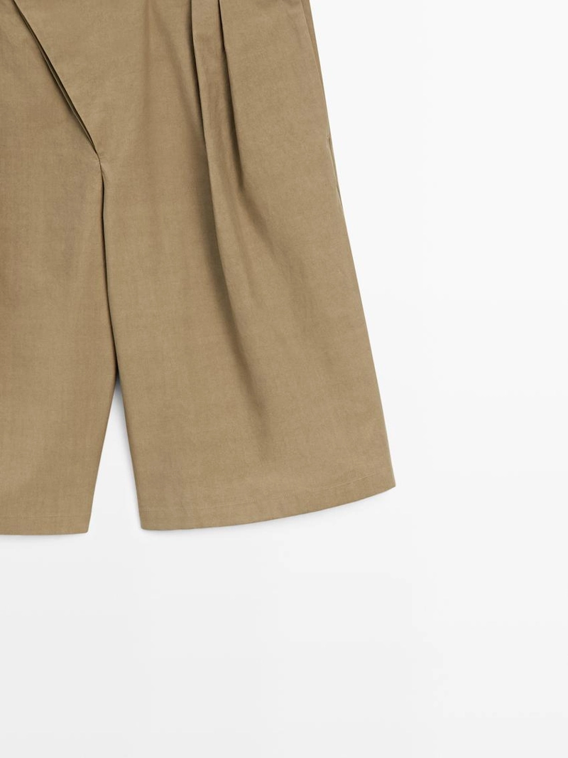 Бермуды с перекрестной застежкой - studio