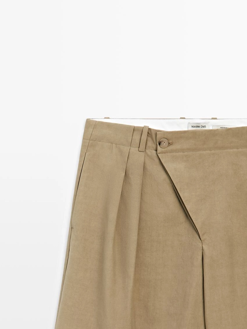 Бермуды с перекрестной застежкой - studio