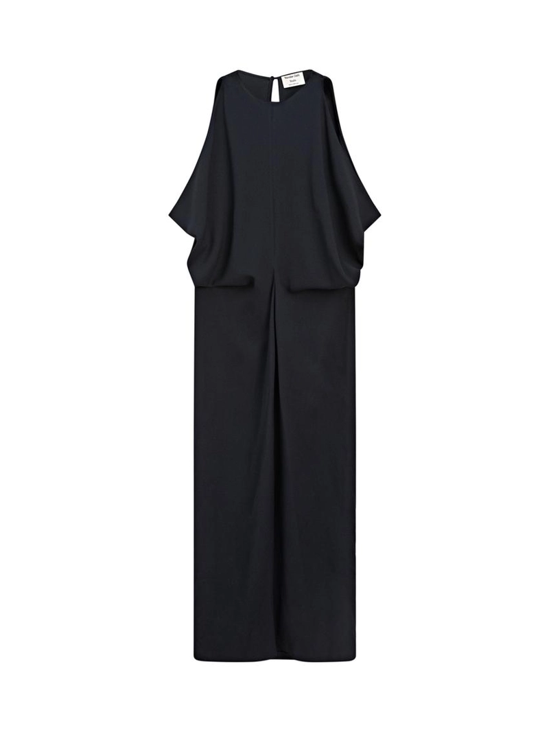 Платье миди со складками