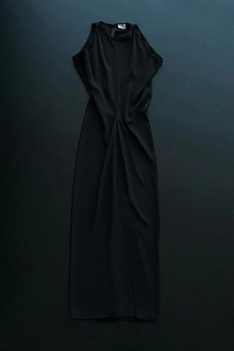 Платье миди с запахом