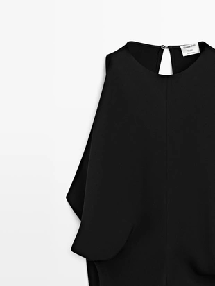 Платье миди с запахом- Заказать в России