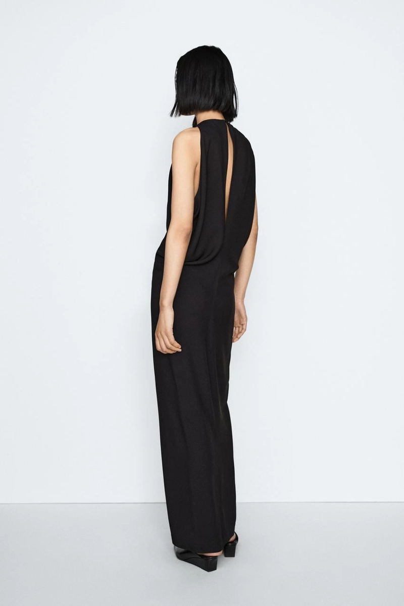 Платье миди с запахом