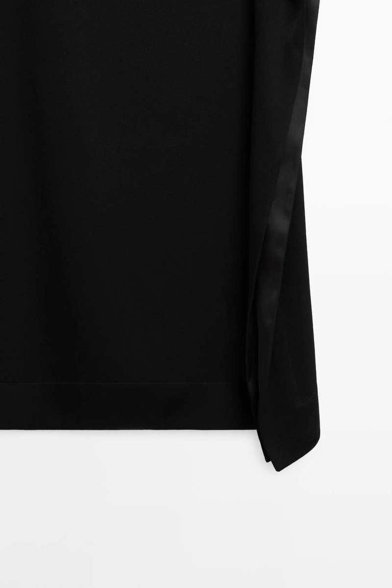 Асимметричное платье с оборками - studio