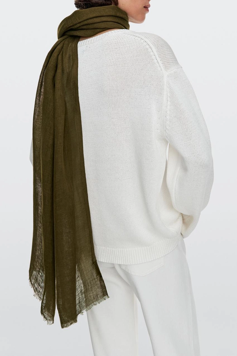 Шарф из 100% льна