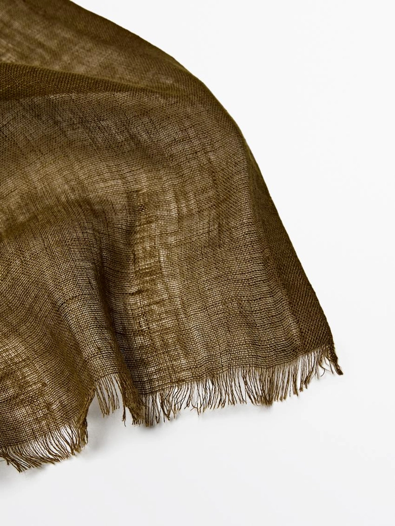 Шарф из 100% льна