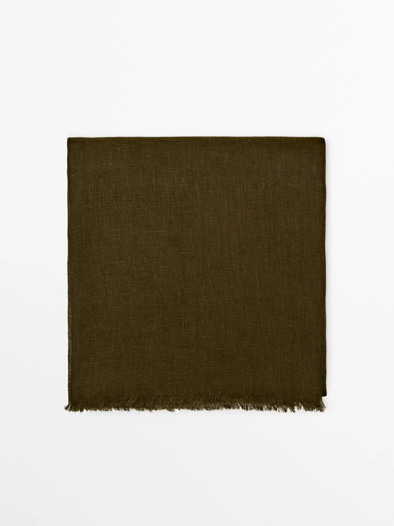 Шарф из 100% льна